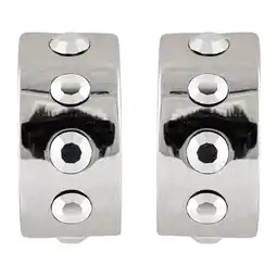 Netto Marken-Discount Buckley London Creolen Messing rhodiniert mit Kristallen Angebot