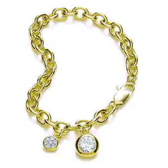 Netto Marken-Discount Buckley London Armschmuck vergoldet mit Anhängern mit Kristallen Angebot