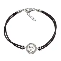 Netto Marken-Discount Celesta Silber Armschmuck 925/- Sterling Silber Leder Angebot