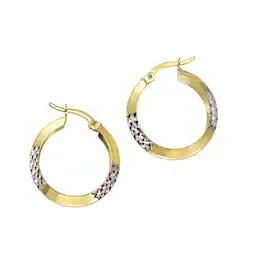 Netto Marken-Discount Celesta Gold Ohrringe 375 Gold zweifarbig Angebot