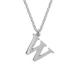 Netto Marken-Discount Diamonds by Ellen K. Halskette Silber 925 mit 1x Diamant 0,008ct. Buchstabe W Angebot
