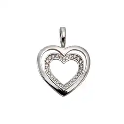 Netto Marken-Discount Orolino Anhänger Gold 585 Herz-Motiv mit 26 Brillanten zus. 0,11ct Angebot