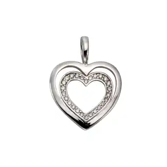 Netto Marken-Discount Orolino Anhänger Gold 585 Herz-Motiv mit 26 Brillanten zus. 0,11ct Angebot