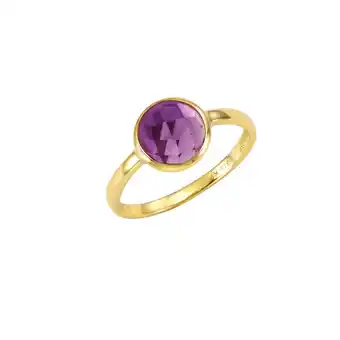 Netto Marken-Discount Celesta Gold Ring 375 Gold mit Amethyst Angebot