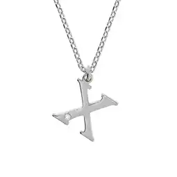 Netto Marken-Discount Diamonds by Ellen K. Halskette Silber 925 mit 1x Diamant 0,008ct. Buchstabe X Angebot