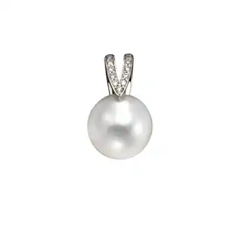 Netto Marken-Discount Orolino Anhänger Gold 585 mit weißer Perle 9,5-10mm und 13 Brillanten zus. 0,06ct Angebot