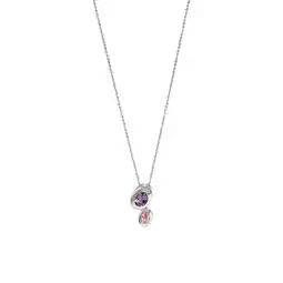Netto Marken-Discount Celesta Silber Anhänger mit Kette 925 Silber Amethyst + Rosenquarz Angebot
