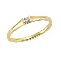 Netto Marken-Discount Orolino Ring Gold 585 mit Brillant 0,08ct Angebot