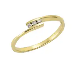 Netto Marken-Discount Orolino Ring Gold 585 mit 3x Brillant zus. 0,06ct Angebot