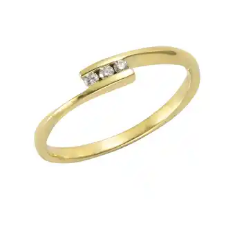 Netto Marken-Discount Orolino Ring Gold 585 mit 3x Brillant zus. 0,06ct Angebot