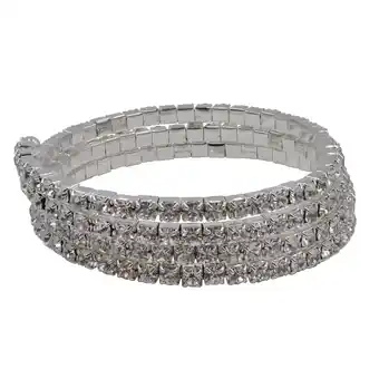 Netto Marken-Discount Steuer Modeschmuck Armreif Gedrehter Strassarmreif silberfarben Angebot