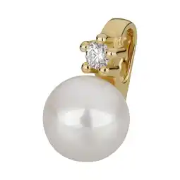 Netto Marken-Discount Orolino Anhänger 585 Gold mit Brillant 0,03ct. + Perle weiß 5,5-6mm Angebot