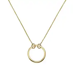 Netto Marken-Discount Fascination by Ellen K. Halskette Gold 375 45/42cm lang Kreis Motiv Angebot