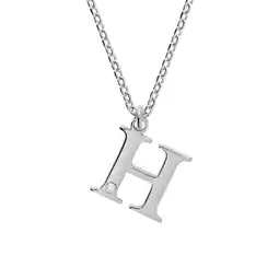 Netto Marken-Discount Diamonds by Ellen K. Halskette Silber 925 mit 1x Diamant 0,008ct. Buchstabe H Angebot