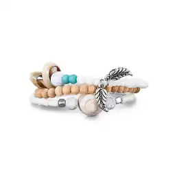 Netto Marken-Discount Steuer Modeschmuck Armband Set aus 3 Strech-Armbändern mit Muschelzierde Angebot