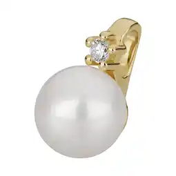 Netto Marken-Discount Orolino Anhänger 585 Gold mit Brillant 0,03ct. + Perle 6,5-7mm Angebot