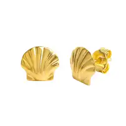 Netto Marken-Discount Fascination by Ellen K. Ohrringe 333 Gold glanz Motiv Muschel Angebot