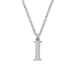 Netto Marken-Discount Diamonds by Ellen K. Halskette Silber 925 mit 1x Diamant 0,008ct. Buchstabe I Angebot