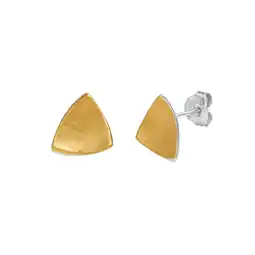 Netto Marken-Discount Celesta Silber Ohrringe Silber 925 zweifarbig 11,5mm lang eismatt Angebot