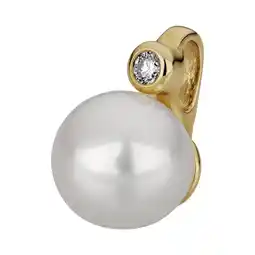 Netto Marken-Discount Orolino Anhänger 585 Gold mit Brillant 0,03ct. + Perle 7-7,5mm Angebot