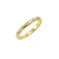 Netto Marken-Discount Fascination by Ellen K. Ring 375 Gold mit 5x Zirkonia weiß Angebot