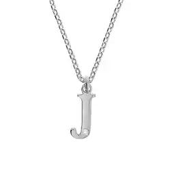 Netto Marken-Discount Diamonds by Ellen K. Halskette Silber 925 mit 1x Diamant 0,008ct. Buchstabe J Angebot