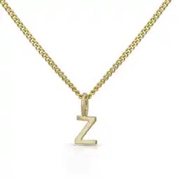 Netto Marken-Discount Orolino Halskette Gold 375 mit Anhänger 42/45cm lang Buchstabe Z Angebot