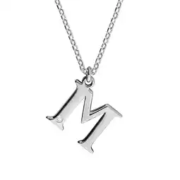 Netto Marken-Discount Diamonds by Ellen K. Halskette Silber 925 mit 1x Diamant 0,008ct. Buchstabe M Angebot