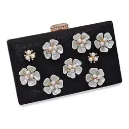 Netto Marken-Discount Steuer Modeschmuck Abendtasche Perlen, Glassteine mit Blumenzierde Angebot