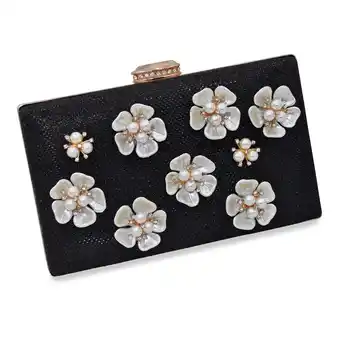 Netto Marken-Discount Steuer Modeschmuck Abendtasche Perlen, Glassteine mit Blumenzierde Angebot