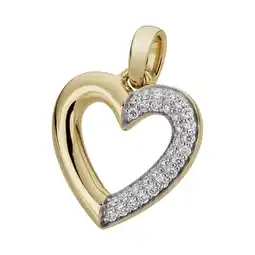 Netto Marken-Discount Orolino Anhänger Gold 585 Herz mit 31x Brillant zus. 0,25ct Angebot