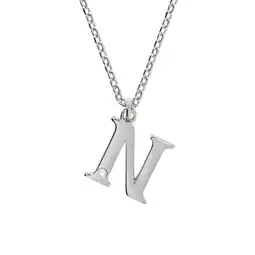 Netto Marken-Discount Diamonds by Ellen K. Halskette Silber 925 mit 1x Diamant 0,008ct. Buchstabe N Angebot