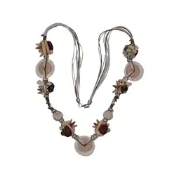 Netto Marken-Discount Steuer Modeschmuck Kette Textilkette, lang, mehrfarbige Zierde Angebot