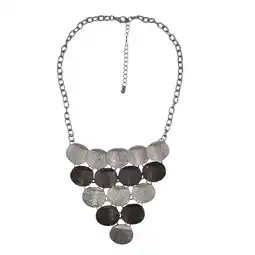 Netto Marken-Discount Steuer Modeschmuck Kette Metallcollier mit runden Plättchenanhängern Angebot