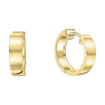 Netto Marken-Discount Fascination by Ellen K. Ohrringe 333 Gelbgold 15mm Durchmesser Angebot