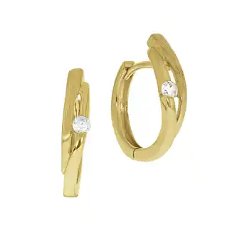 Netto Marken-Discount Celesta Gold Ohrring 375/- Gelbgold teilmattiert Angebot