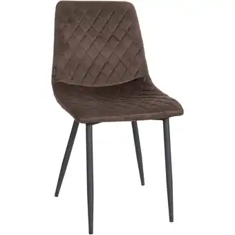 Netto Marken-Discount CLP Esszimmerstuhl Telde Samt I Sitz Gesteppt I Stuhl Mit Metallgestell I Hochwertiger Samtbezug Angebot