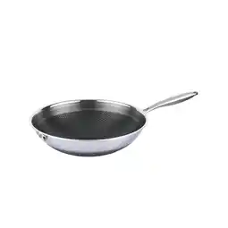 Netto Marken-Discount Wok Pfanne Edelstahl Wabenstruktur Ø32cm Induktion Anti Haft Kratzfest Angebot