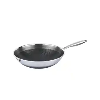 Netto Marken-Discount Wok Pfanne Edelstahl Wabenstruktur Ø32cm Induktion Anti Haft Kratzfest Angebot