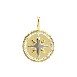Netto Marken-Discount Orolino Anhänger 375 Gold zweifarbig mit Windrosen-Motiv Angebot