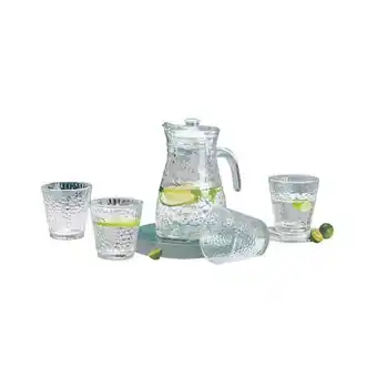 Netto Marken-Discount 5-tlg 1,2 Liter Krug Karaffe 4 Gläser je 220ml GB05 Angebot