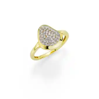 Netto Marken-Discount Fascination by Ellen K. Ring Gold 333 zweifarbig mit 53x Zirkonia-Steinen weiß Angebot
