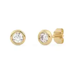 Netto Marken-Discount Diam Addict Ohrring 585 Gelbgold mit im Labor gezüchteten Diamanten Angebot
