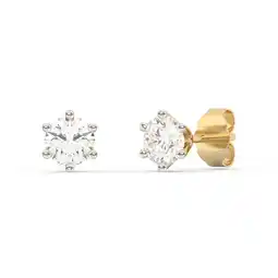 Netto Marken-Discount Diam Addict Ohrring 585 Gelbgold mit im Labor gezüchtetem Diamanten Angebot