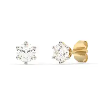 Netto Marken-Discount Diam Addict Ohrring 585 Gelbgold mit im Labor gezüchtetem Diamanten Angebot