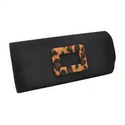 Netto Marken-Discount Steuer Modeschmuck Abendtasche Satin-Optik schwarz mit Leo Schnalle Angebot