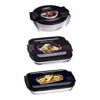 Netto Marken-Discount Ritzenhoff & Breker Auflaufformen mit Frischhaltedeckel Cucina 3er Set Angebot