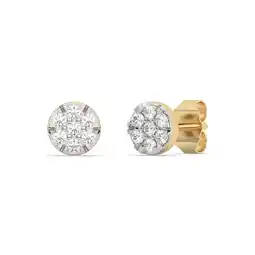 Netto Marken-Discount Diam Addict Ohrring 585 Gelbgold mit im Labor gezüchtete n Diamant Angebot