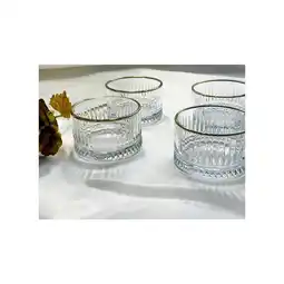Netto Marken-Discount Pasabahce Elysia Snackschale, 4-fach, 230 cc, Gold transparent Angebot