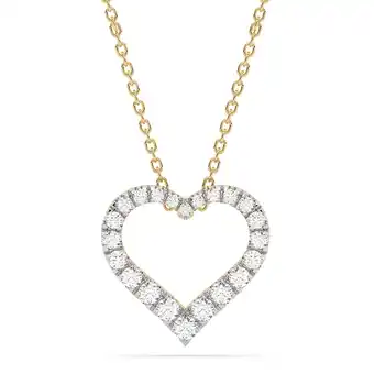 Netto Marken-Discount Diam Addict Halskette 585 Gelbgold mit 22 im Labor gezüchteten Diamanten Angebot